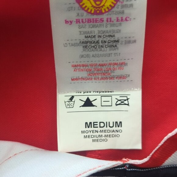 Girls Charades USA Cheerleader Costume Size 8-10 Excellent Condition - Picture 5 of 5